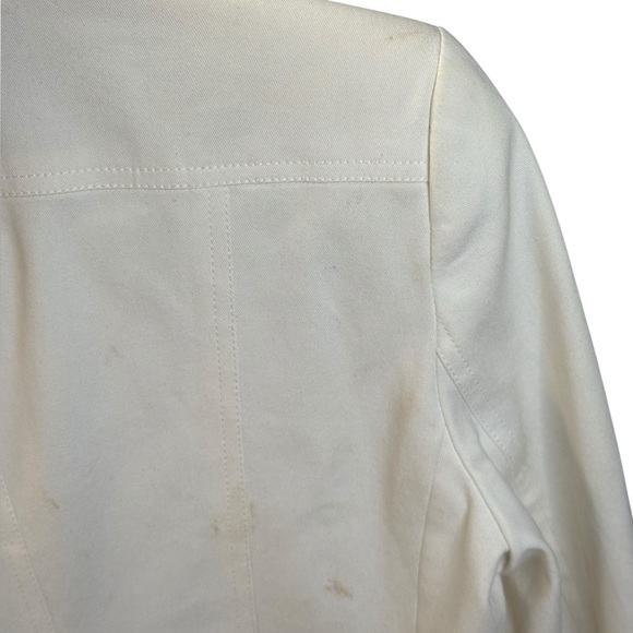 Burberry Off White Tie Close Blazer - Picture 15 of 15